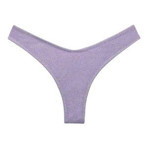 Montce Swim Lilac Sparkle Lulu Bikini Bottom Size M NWT